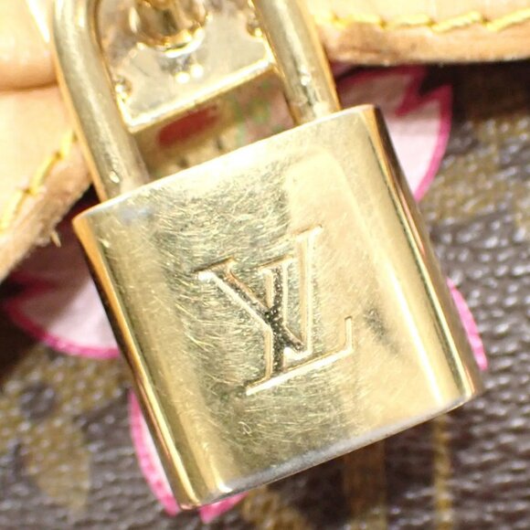 LOUIS VUITTON Monogram Cherry Blossom Sac Retro PM Handbag Takashi Murakami Tote - Picture 12 of 14